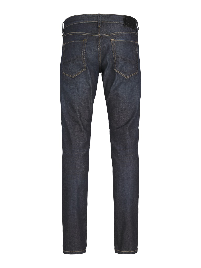 JACK & JONES Glenn Icon 919 Slim Fit Jeans BLUE DENIM close up view