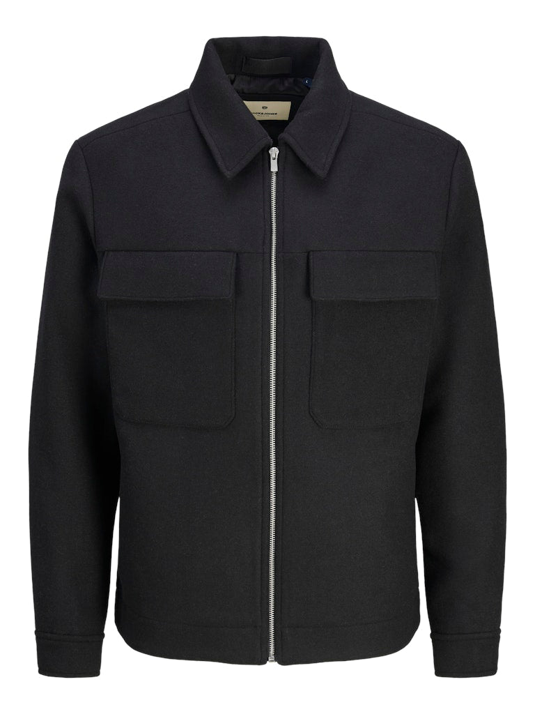 JACK JONES PREMIUM Russel Wool Blend Black Jacket BLACK alternate view