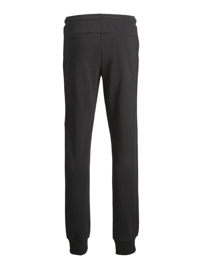 Twill Fusion Sweat Pants Junior-Black-Back View