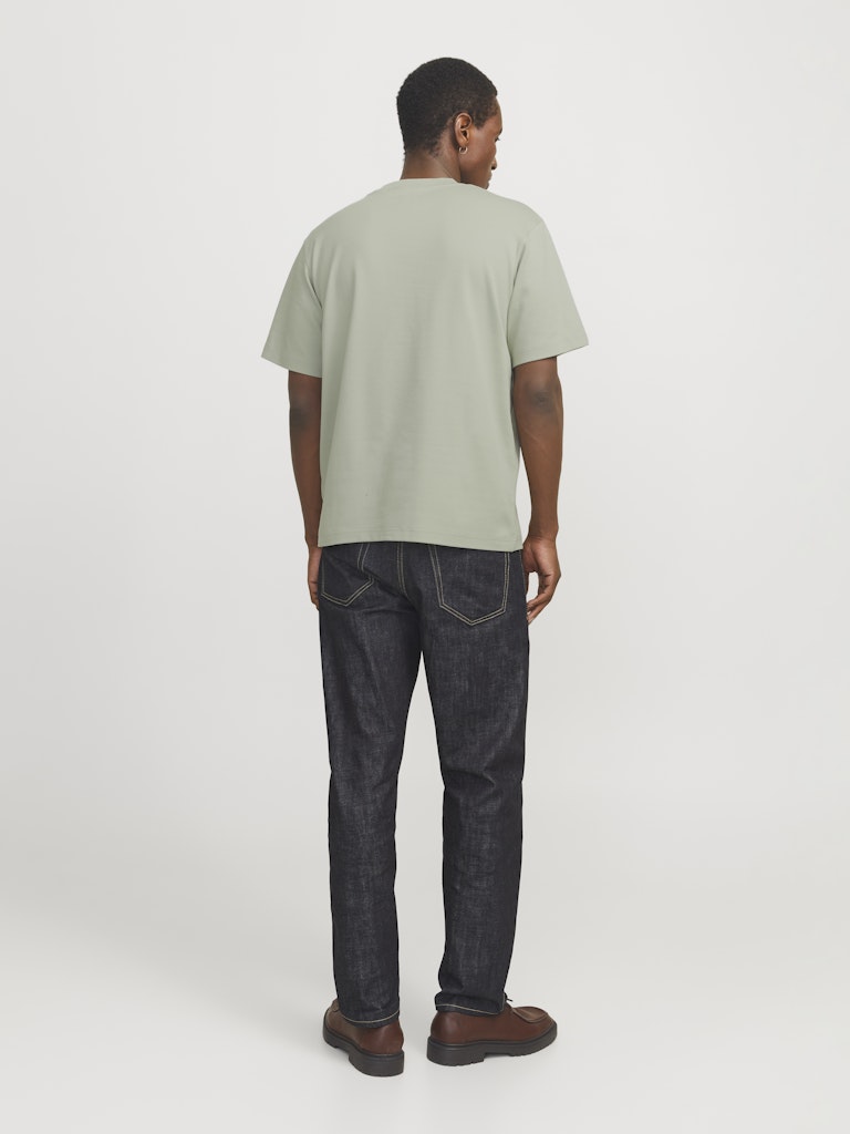 JACK JONES PREMIUM Chad Branding Tee -Aqua Gray Aqua Gray detail view