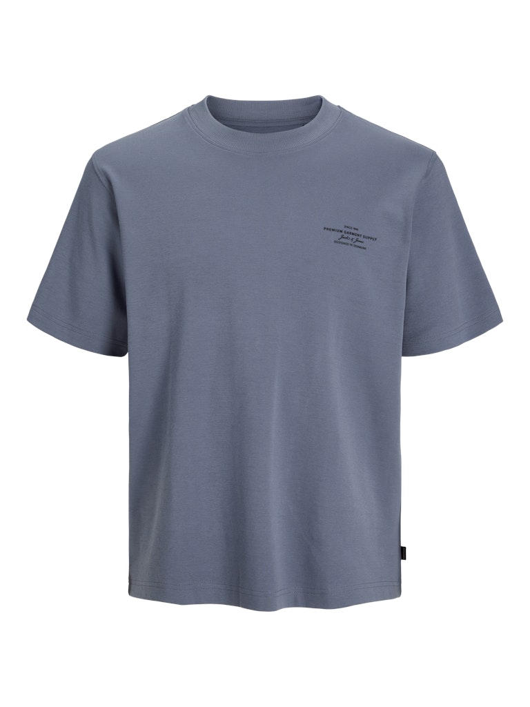 JACK JONES PREMIUM Chad Branding Tee-Flint Stone Flint Stone back view