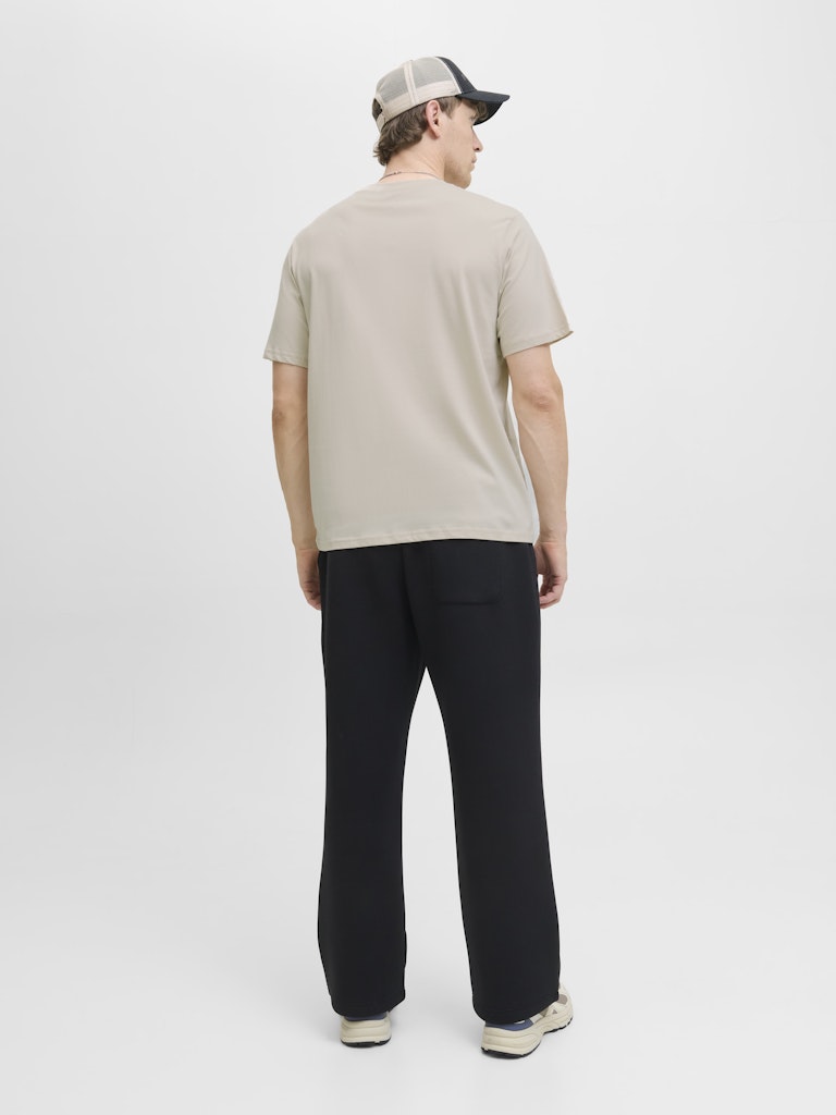 Men's Soho Tee Short Sleeve Crew Neck-Moonbeam-Model Back View