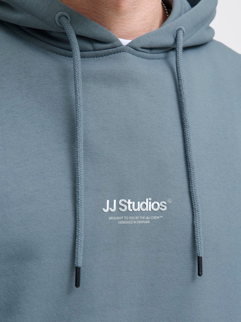 JACK & JONES Soho Sweat Hood-Stormy Weather Stormy Weather side view