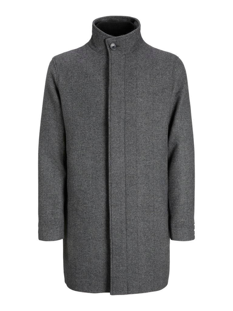 JACK & JONES Keith Wool Dark Grey Melange Coat Dark Grey Melange alternate view
