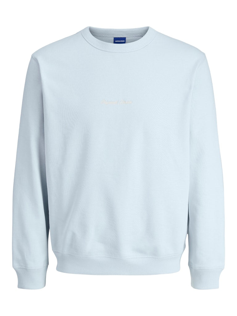 JACK JONES ORIGINALS Norrebro Emb Sweat Crew-Skyway Skyway flat front view