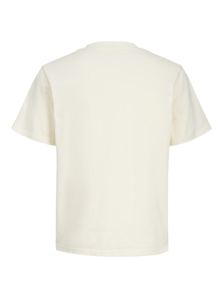 Tier Front Print Tee Short Sleeve Junior-Sweet Corn-Back View