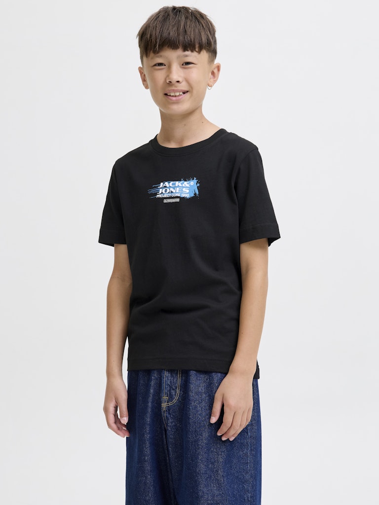 Condor Short Sleeve Tee Junior-Black-Front View