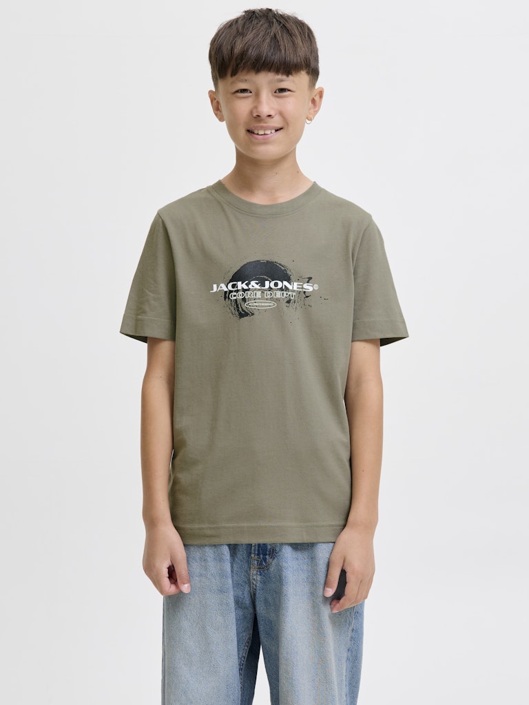 Condor Short Sleeve Tee Junior-Vetiver-Front View