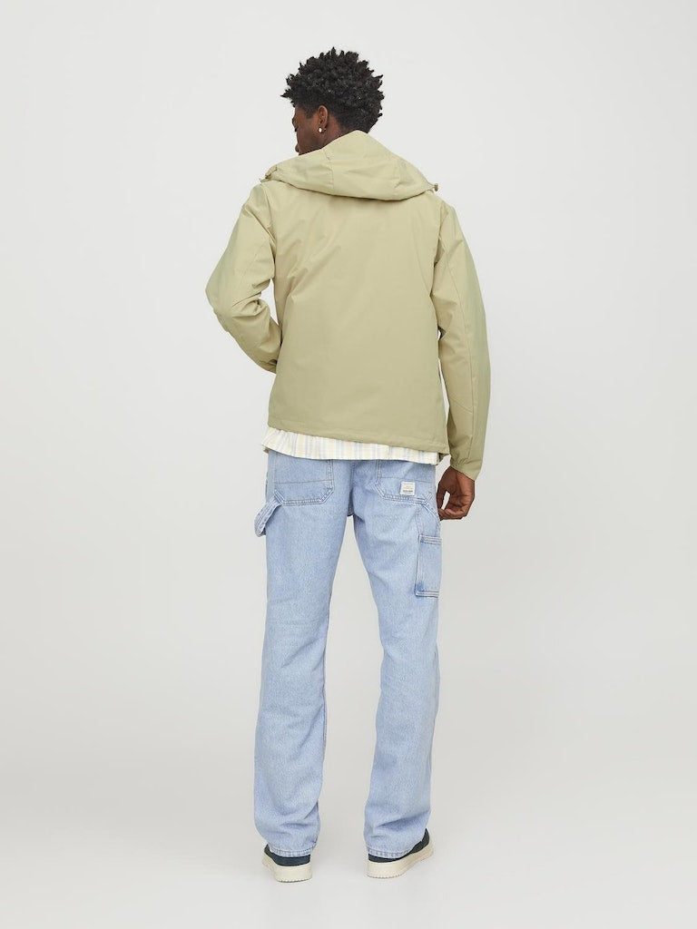 Men's Vesterbro Light Jacket-Fields Of Rye-Model Back View