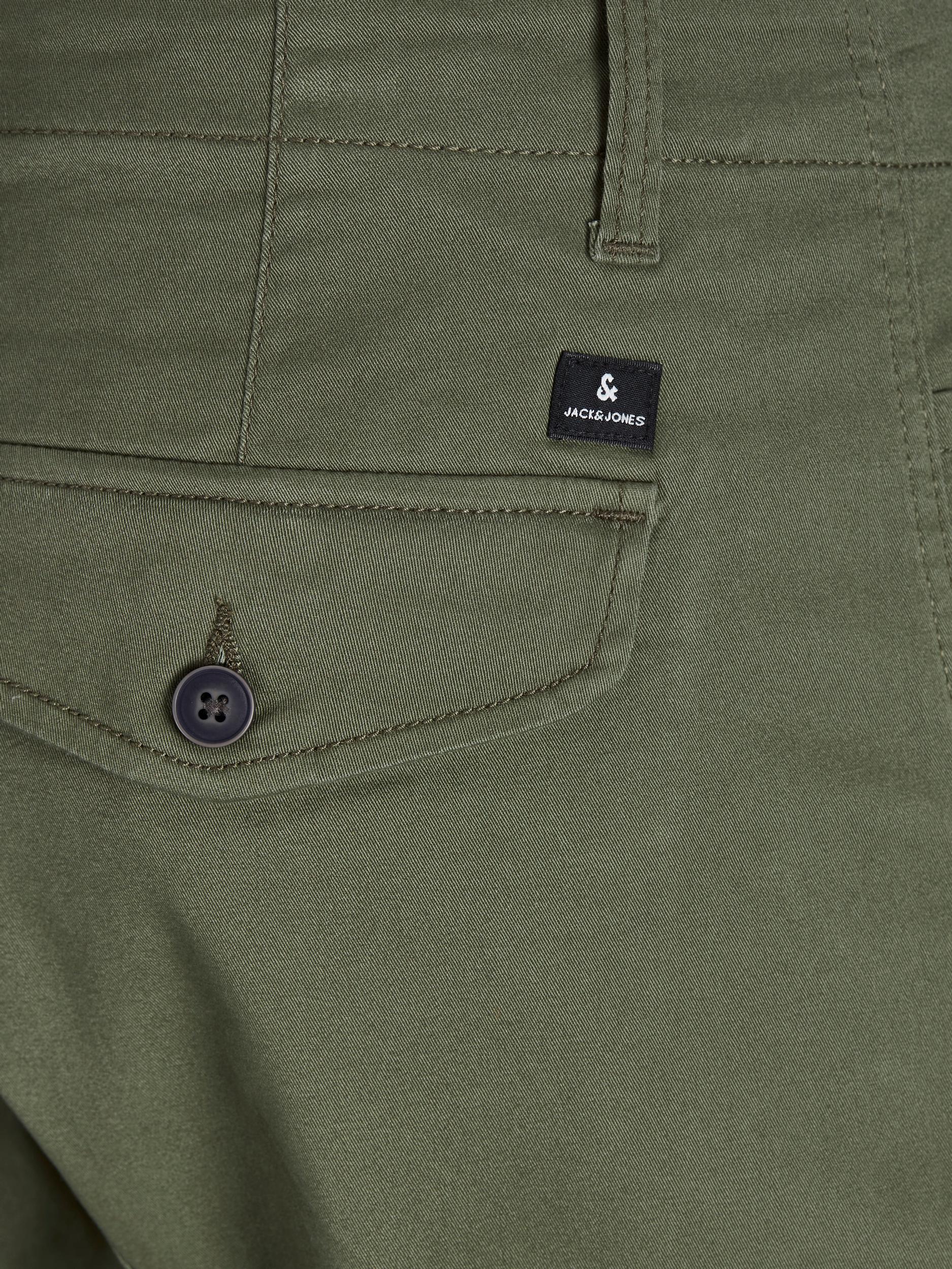 JACK & JONES Paul Flake Cargo Olive Night-Olive Night Olive Night back view