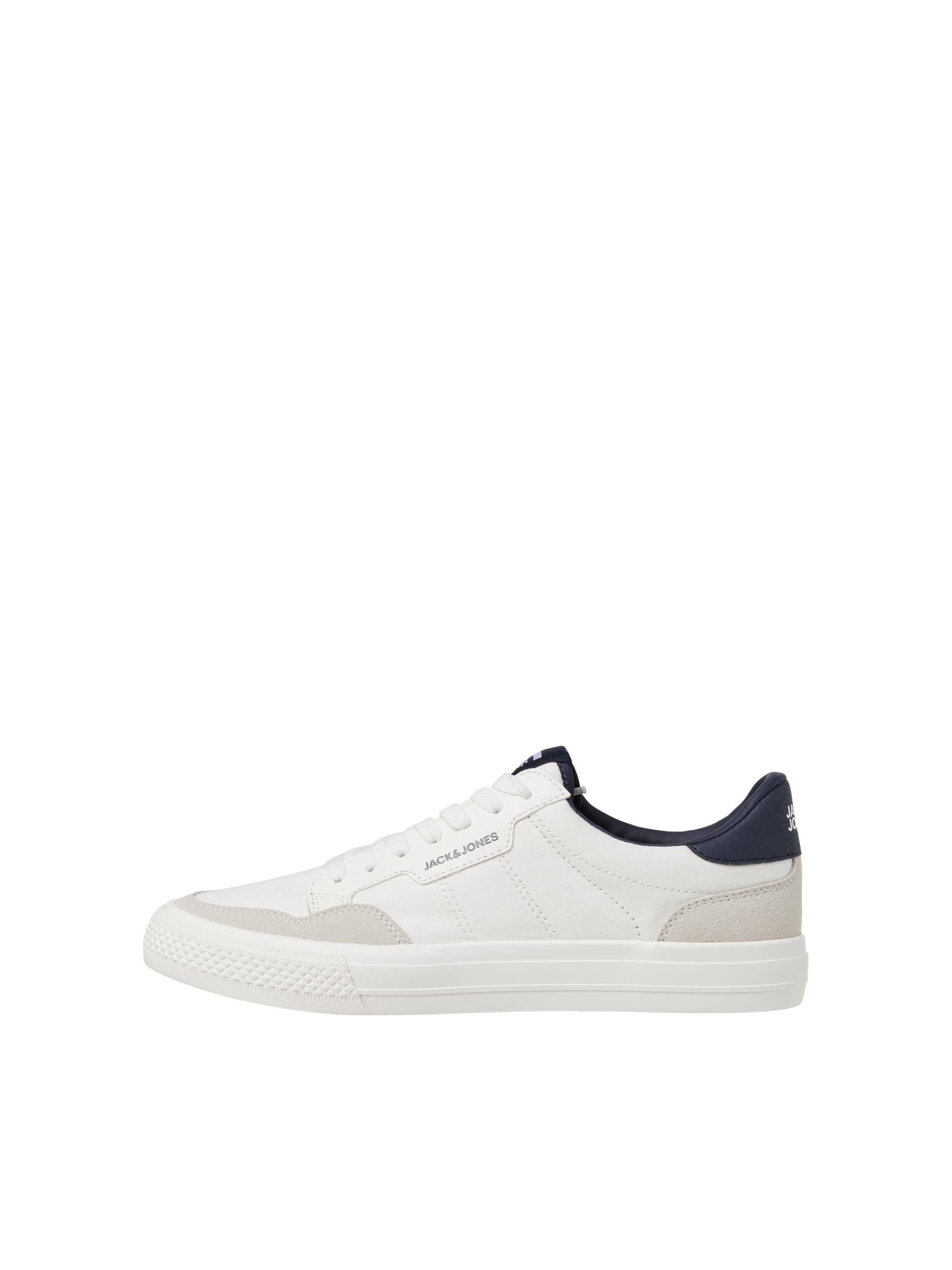 Men's Morden Combo Trainers - White/Navy-Front View