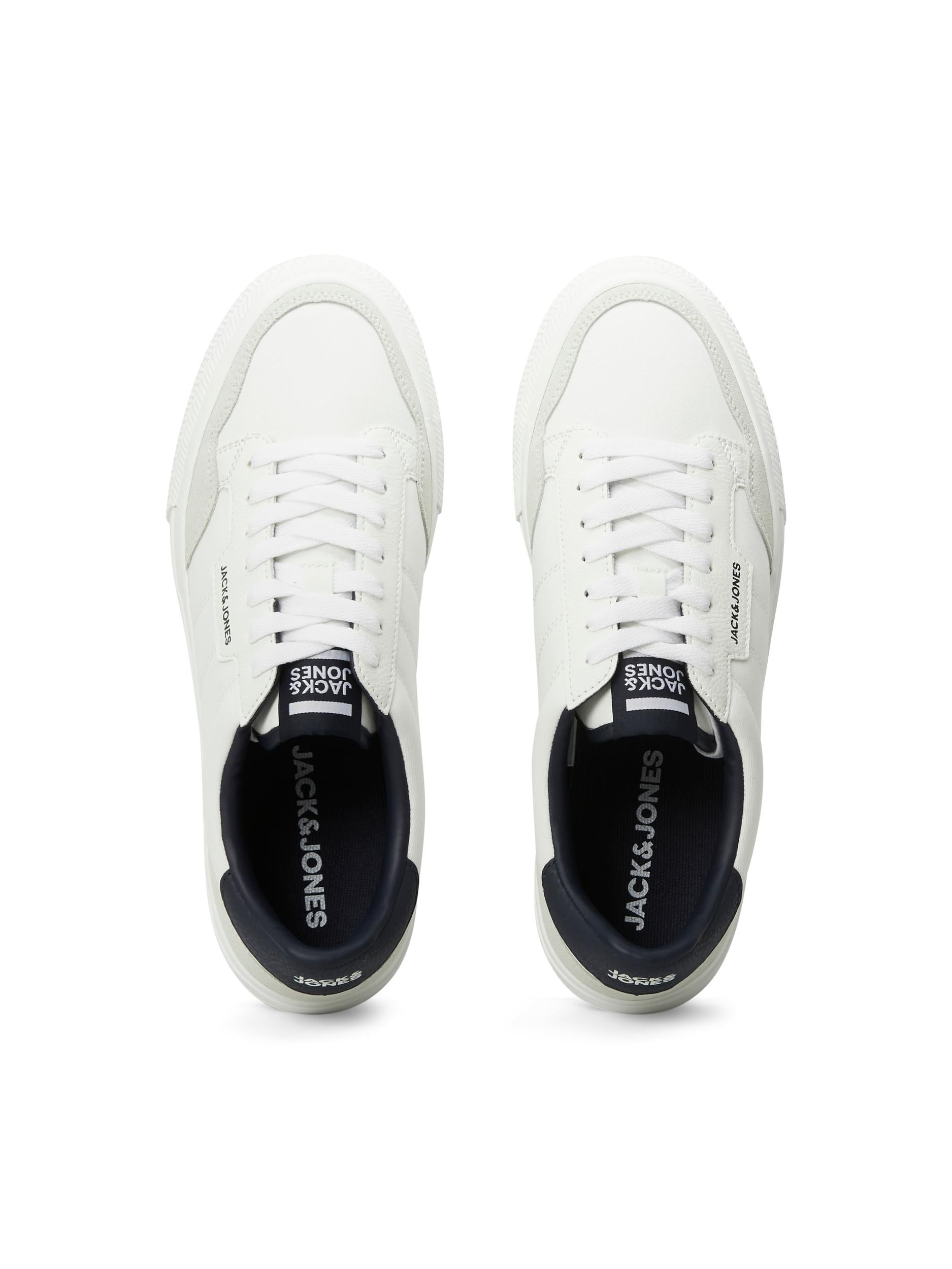 Men's Morden Combo Trainers - White/Navy-Top View