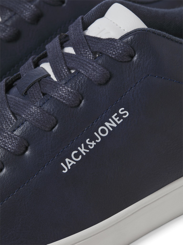 Boss Navy Sneaker-Close up view