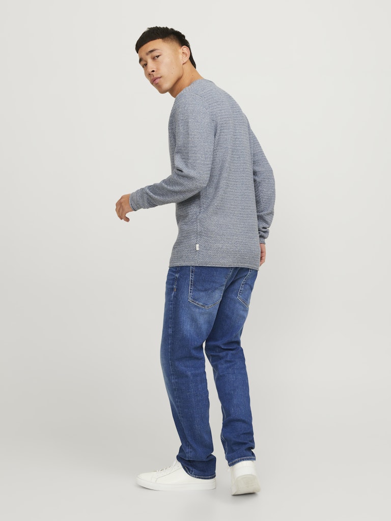 JACK & JONES Clark 378 Straight Leg Blue Denim Jeans BLUE DENIM detail view