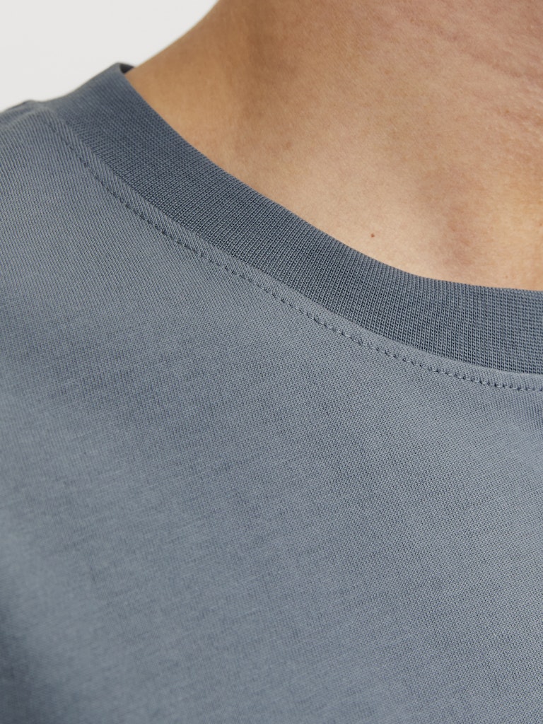 JACK JONES ORIGINALS Vesterbro Tee Short Sleeve Crew Neck-Stormy Weather Stormy Weather side view
