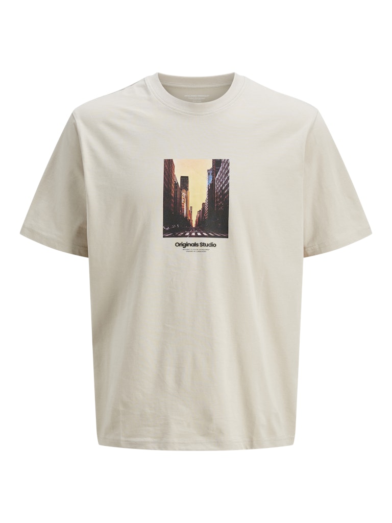 JACK JONES ORIGINALS Vesterbro Picture Tee Moonbeam alternate view