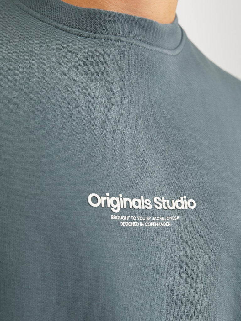 JACK JONES ORIGINALS Vesterbro Stormy Weather Sweat Stormy Weather back view
