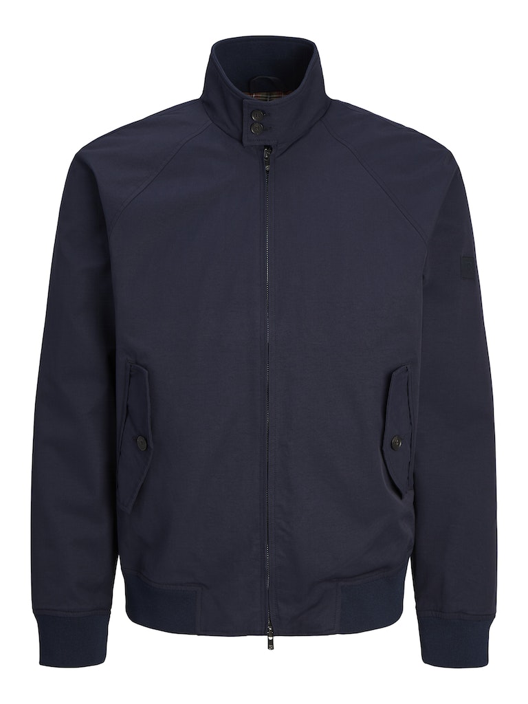 JACK JONES PREMIUM Blurudy Harrington Jacket-Night Sky Night Sky flat front view