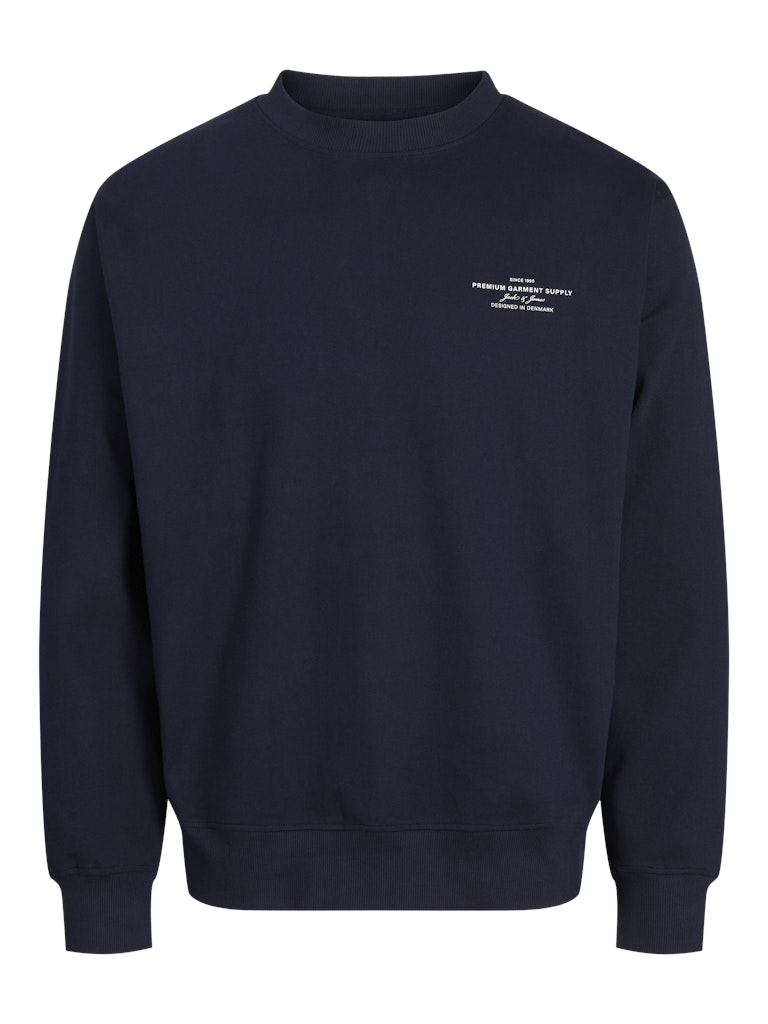 JACK JONES PREMIUM Chad Branding Sweat-Night Sky Night Sky side view