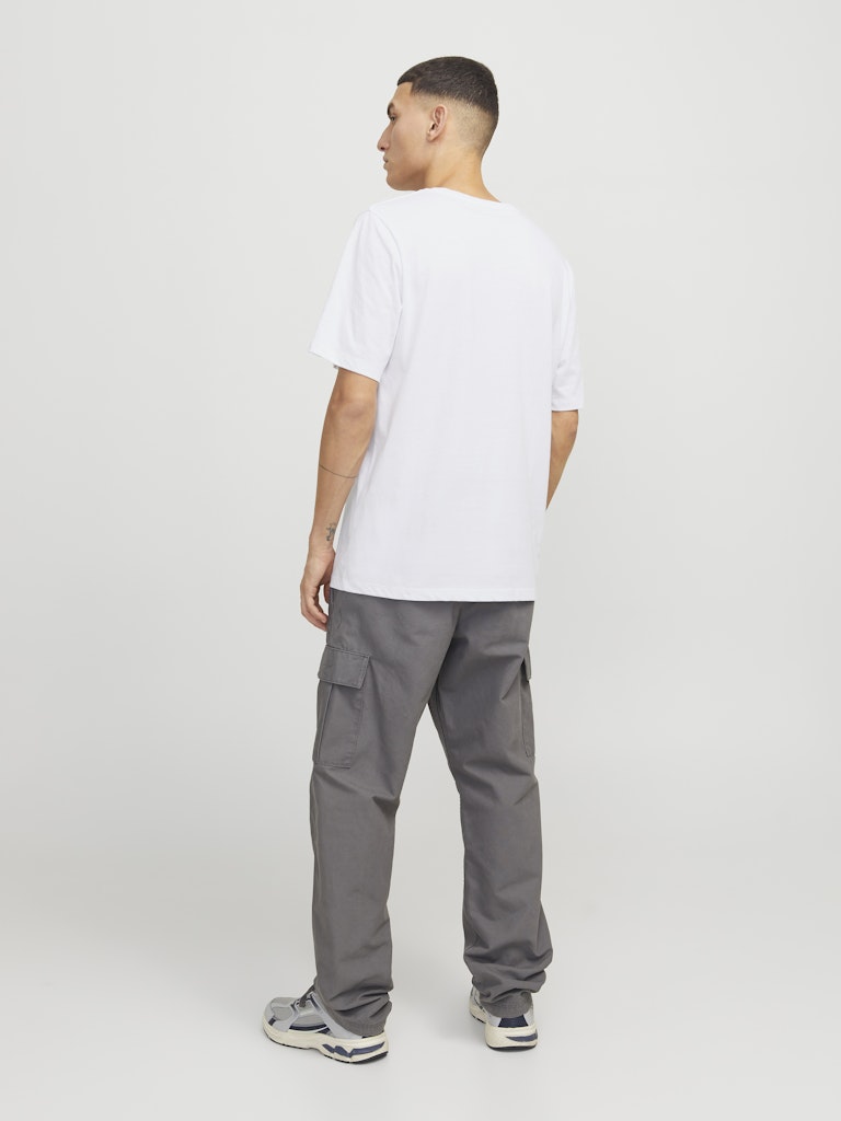 JACK&JONES Hudson White Crew Neck Tee White detail view