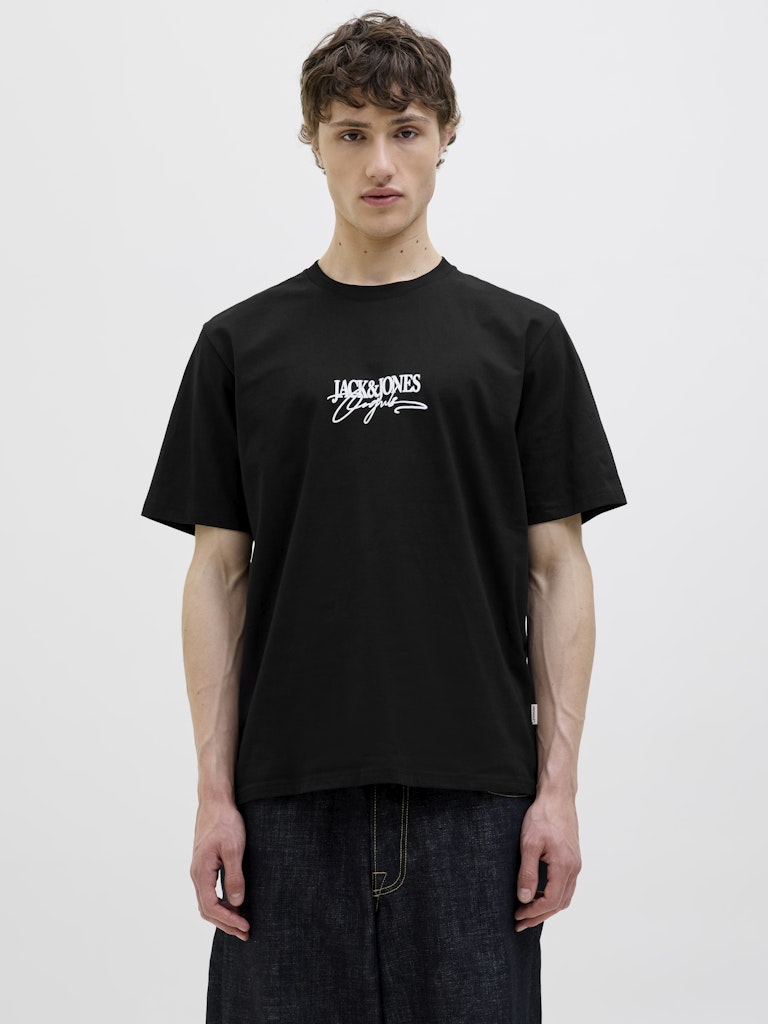 Almeria Branding Black Tee