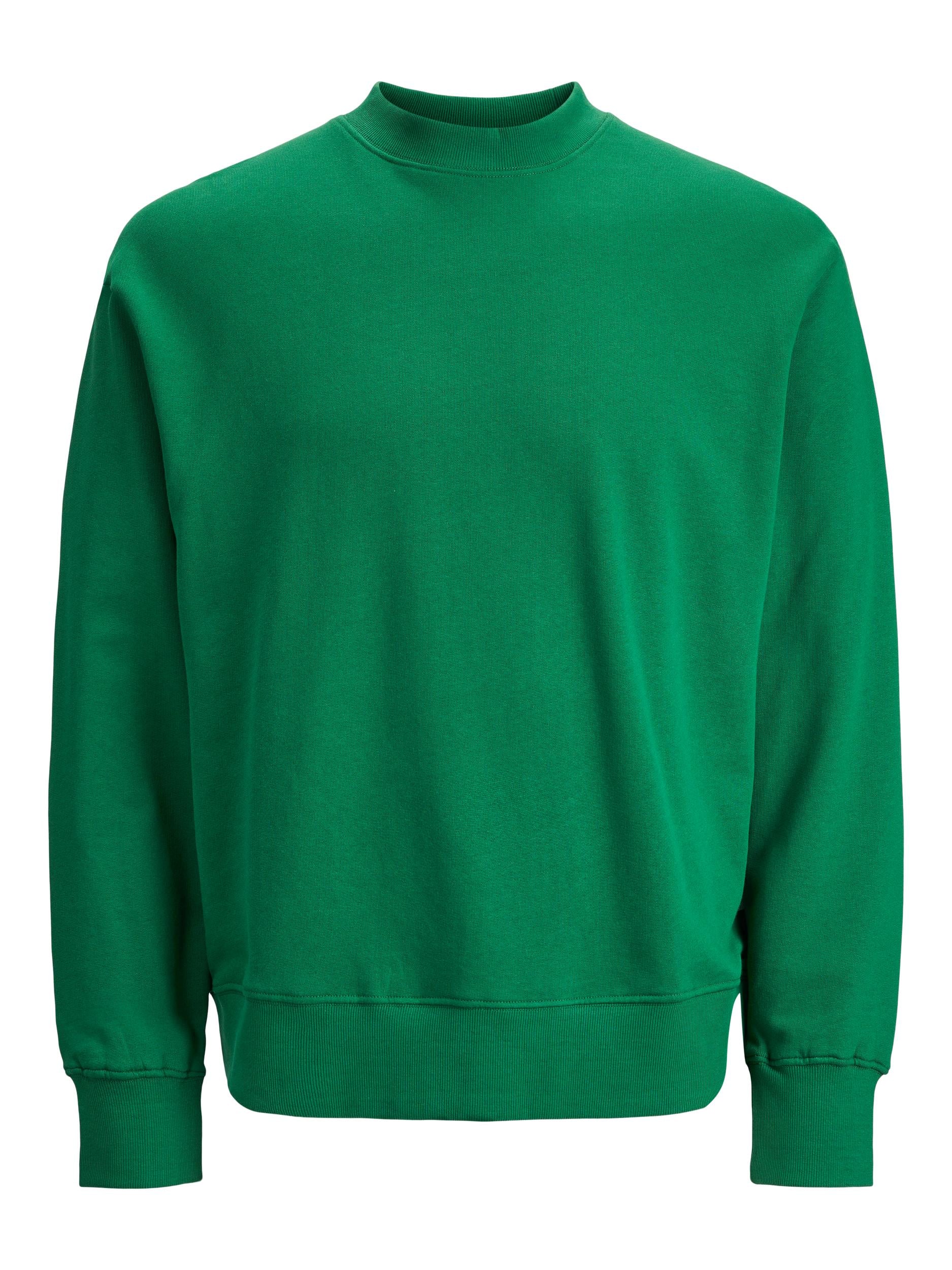 Men's Pure Sweat Crew Neck Verdant Green-Front View