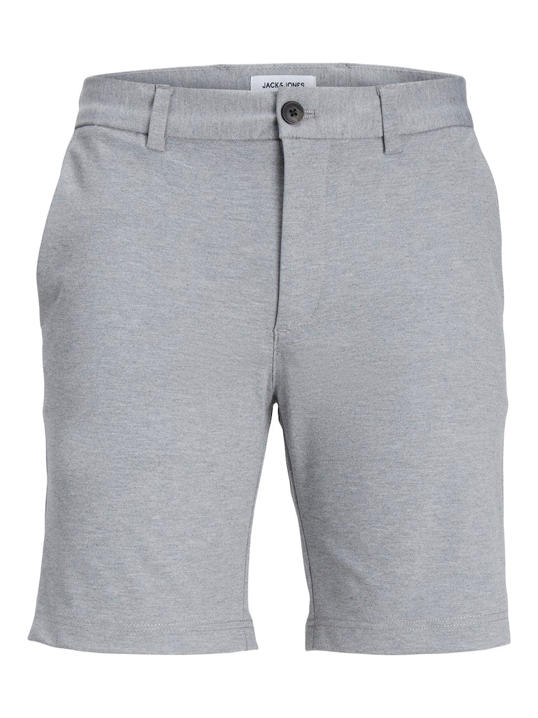 JACK & JONES Marco Cooper Light Grey Melange Chino Shorts Grey Melange front view