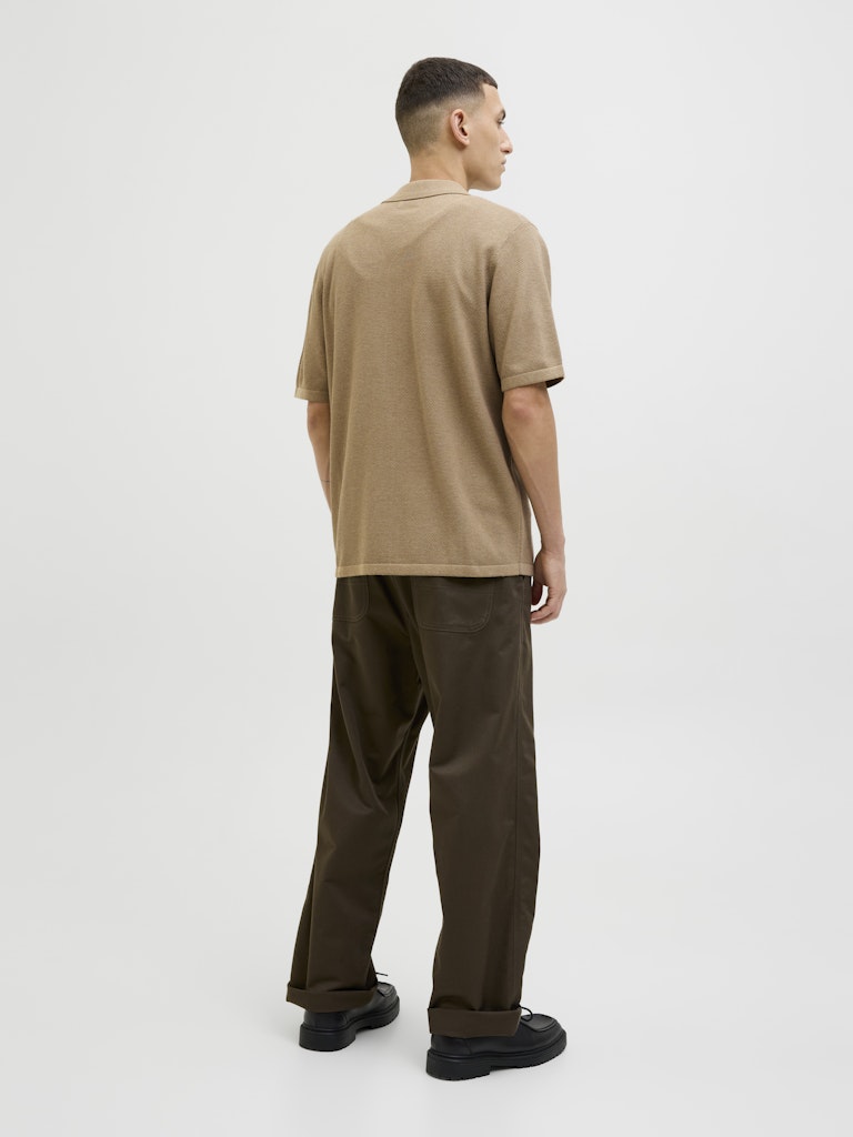JACK&JONES Orion Coriander Resort Knit Polo Coriander detail view