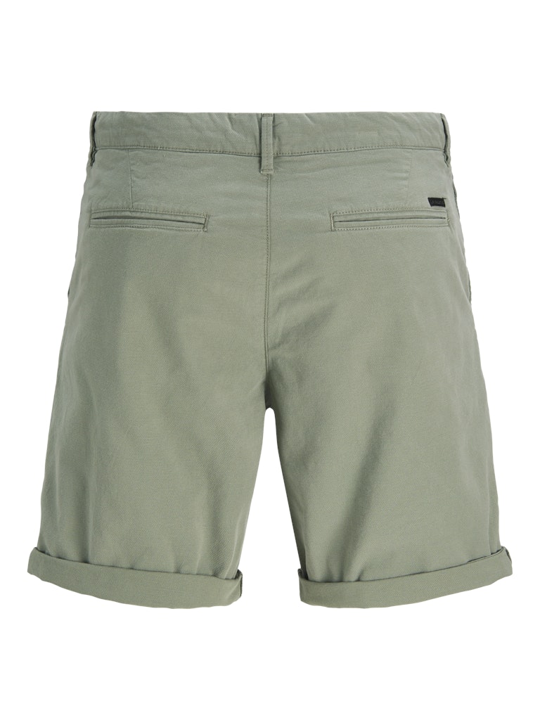 JACK & JONES Marco Erik Agave Green Chino Shorts Agave Green model front view