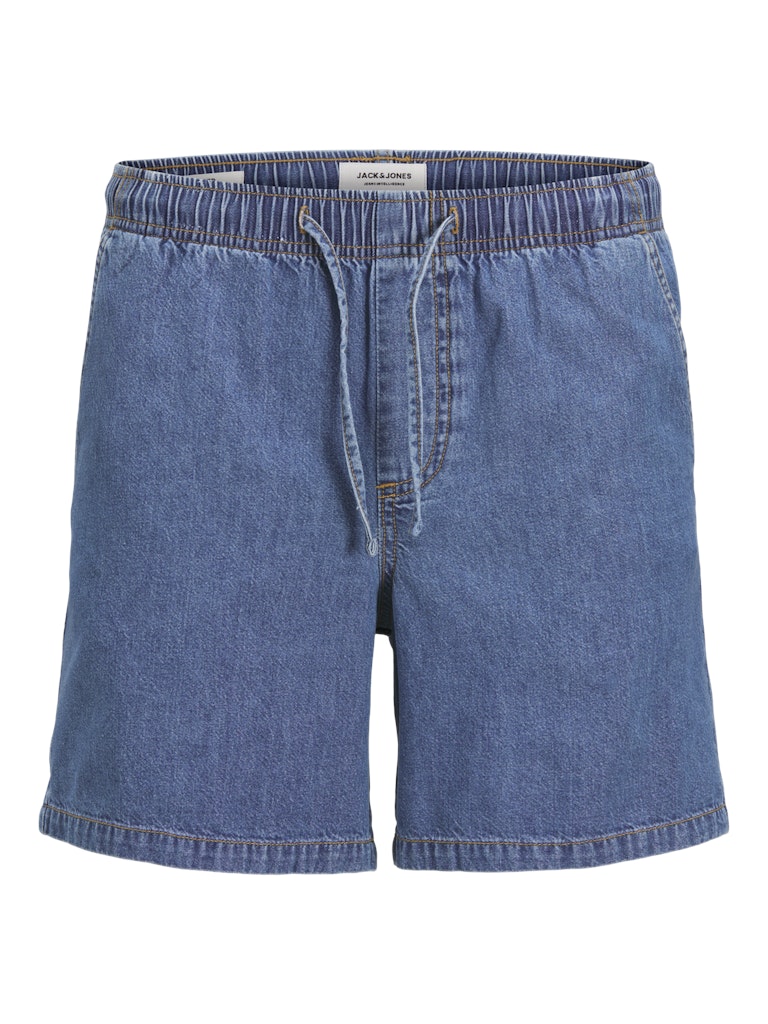 JACK & JONES Tony Jogger Shorts 596-Light Blue Denim Light Blue Denim front view