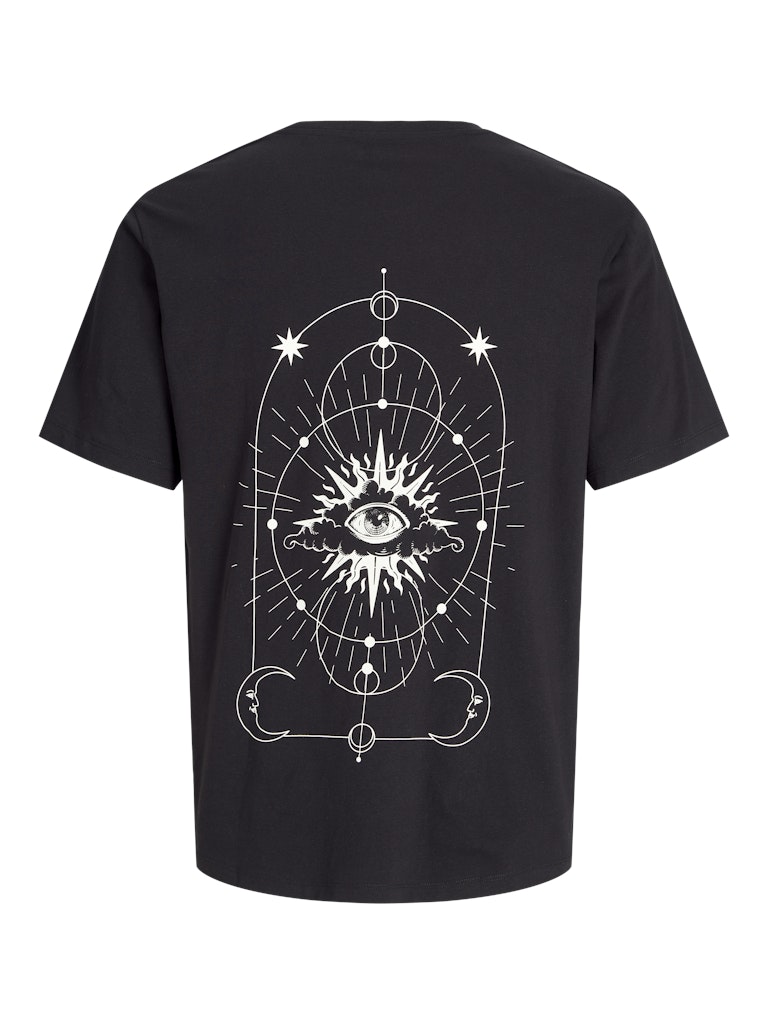 JACK&JONES Jackie Tee Short Sleeve Crew Neck-Black Black back view