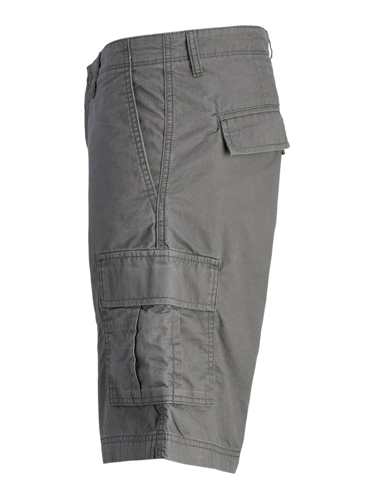 JACK & JONES Cole Mateo Cargo Short-Castlerock Castlerock model front view