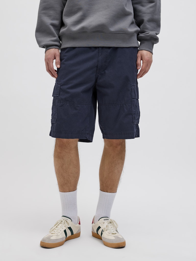 Cole Mateo Mid Dark Navy Cargo Shorts