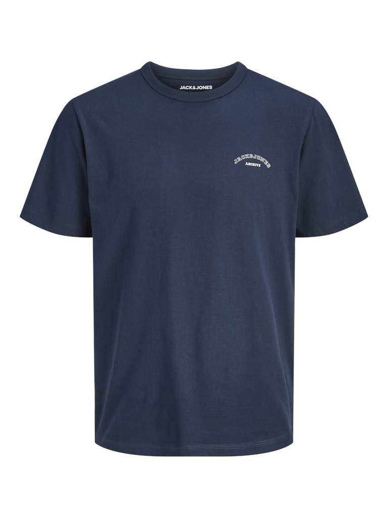 JACK&JONES College Logo T-Shirt-Navy Blazer Navy Blazer front view
