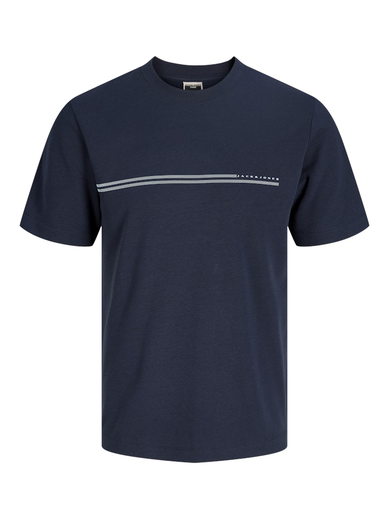JACK JONES CORE Fusion Chest Brand Tee-Outer Space Outer Space side view