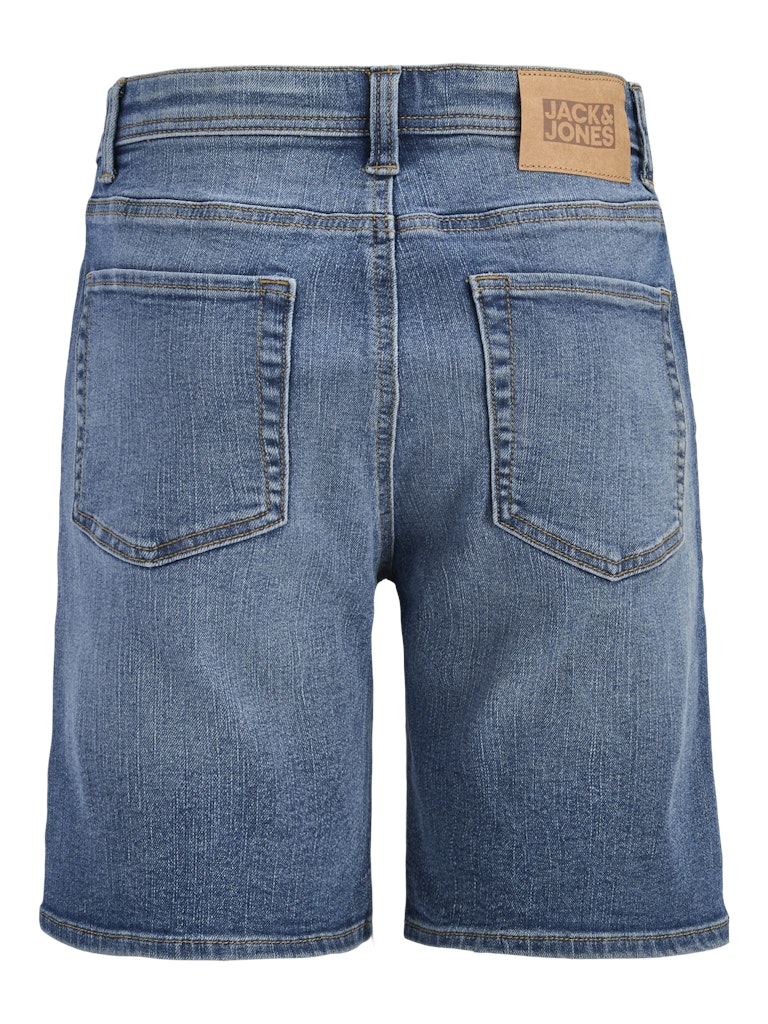 Jack Jones Youths Rick Junior Shorts-Blue Denim Blue Denim close up view