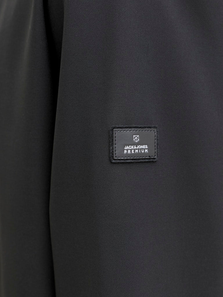 JACK JONES PREMIUM Aspen Bomber Jacket-Black Black side view