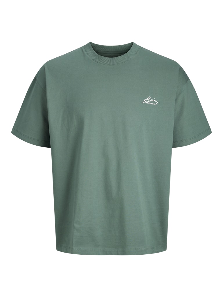 JACK JONES CORE Dust Script T-Shirt-Noth Atlantic North Atlantic alternate view