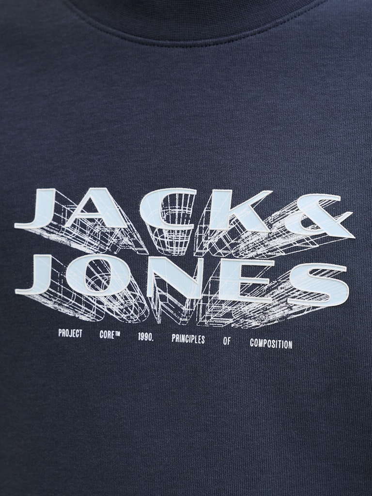 Jack Jones Youths Fusion Junior T-Shirt-Outer Space Outer Space side view