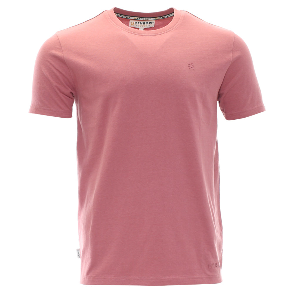 Kenrow Menswear Jax Brick Brushed Tee BRICK back view