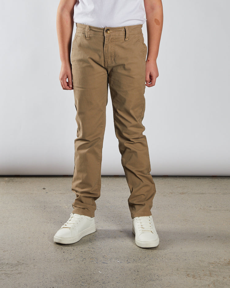 Boy's Jeff Stone Chino-Model Front View