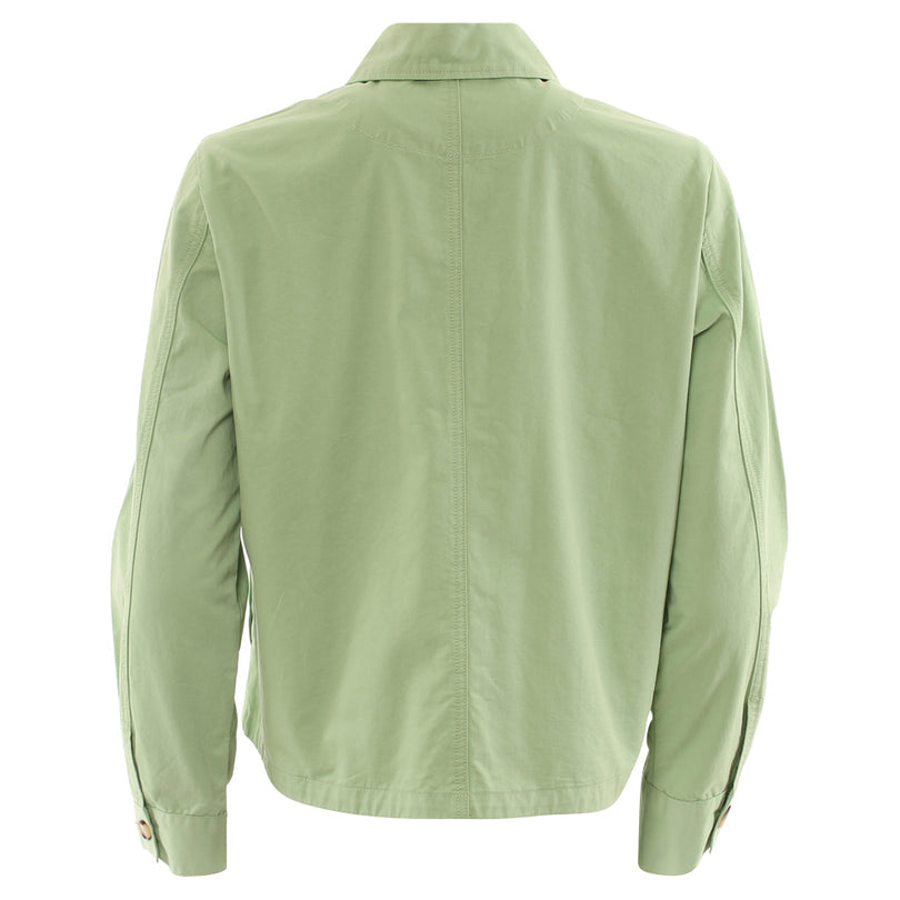 Ladies Kinsley Light Green Jacket-Back View