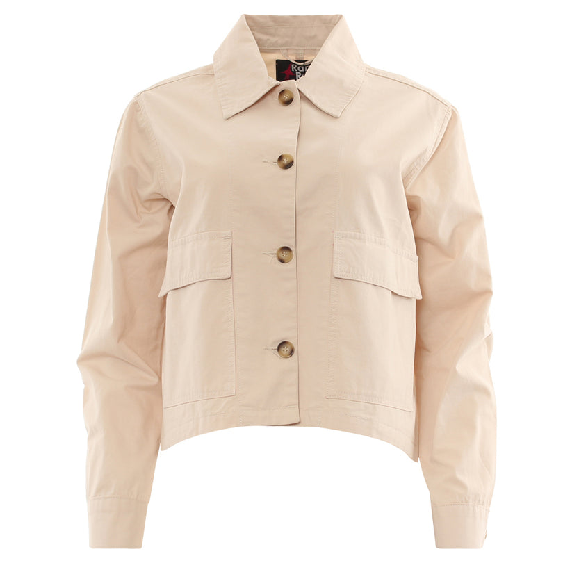 Ladies Kinsley Stone Jacket-Ghost Front View