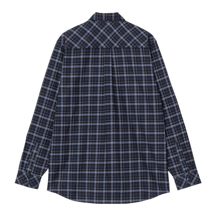 Carhartt WIP L/S Widmark Shirt-Widmark Check Jupiter Widmark Check Jupiter side view