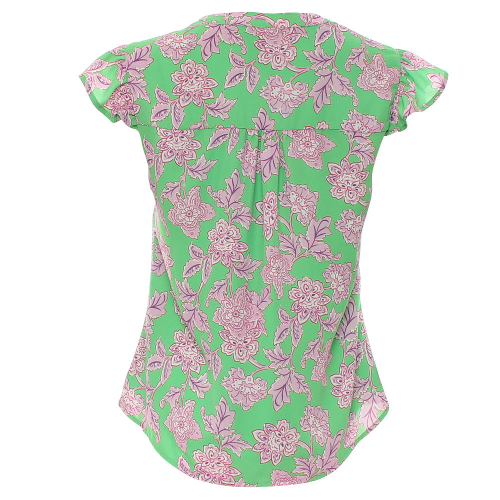 Ladies Leana Green Top-Back View