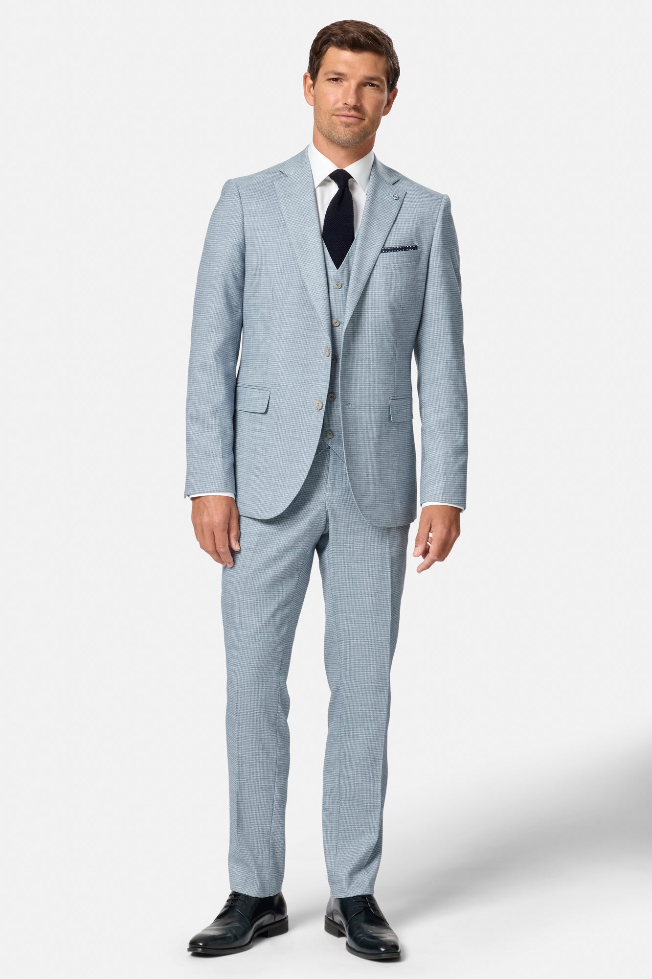 BENETTI Lucas Sky Trousers SKY back view