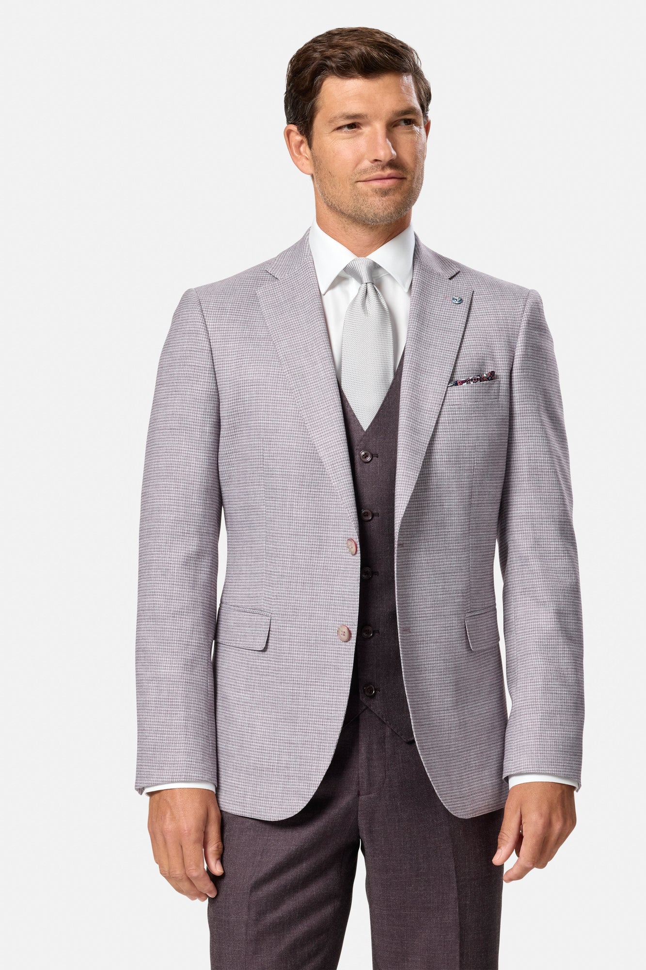 BENETTI Marco Grape Waistcoat GRAPE model front view