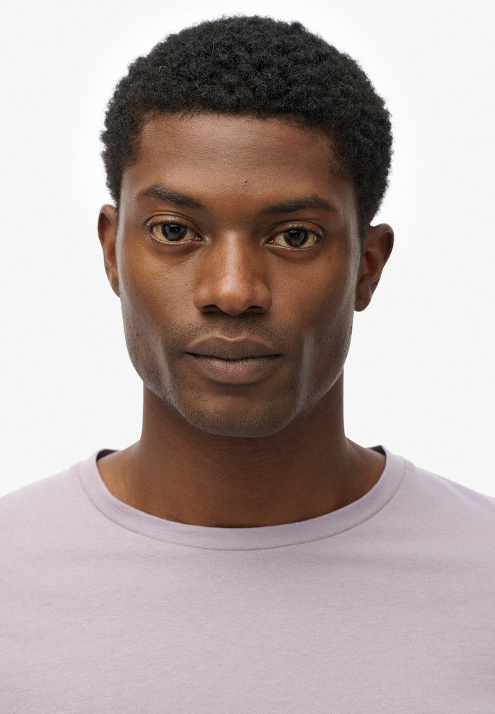 SUPERDRY Classic Essential Tee-Brassica Lilac Brassica Lilac flat front view