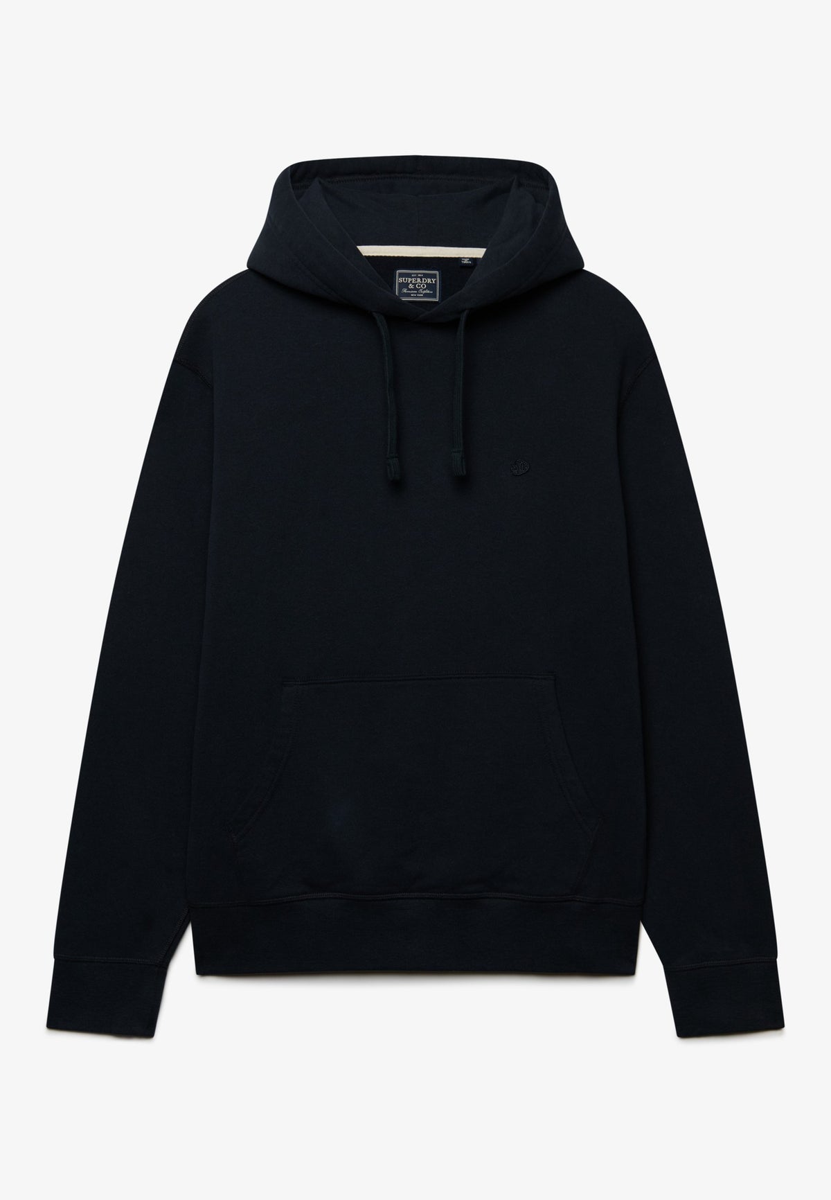 Superdry Essential Sdco Logo Hoodie in Dark Navy front product view