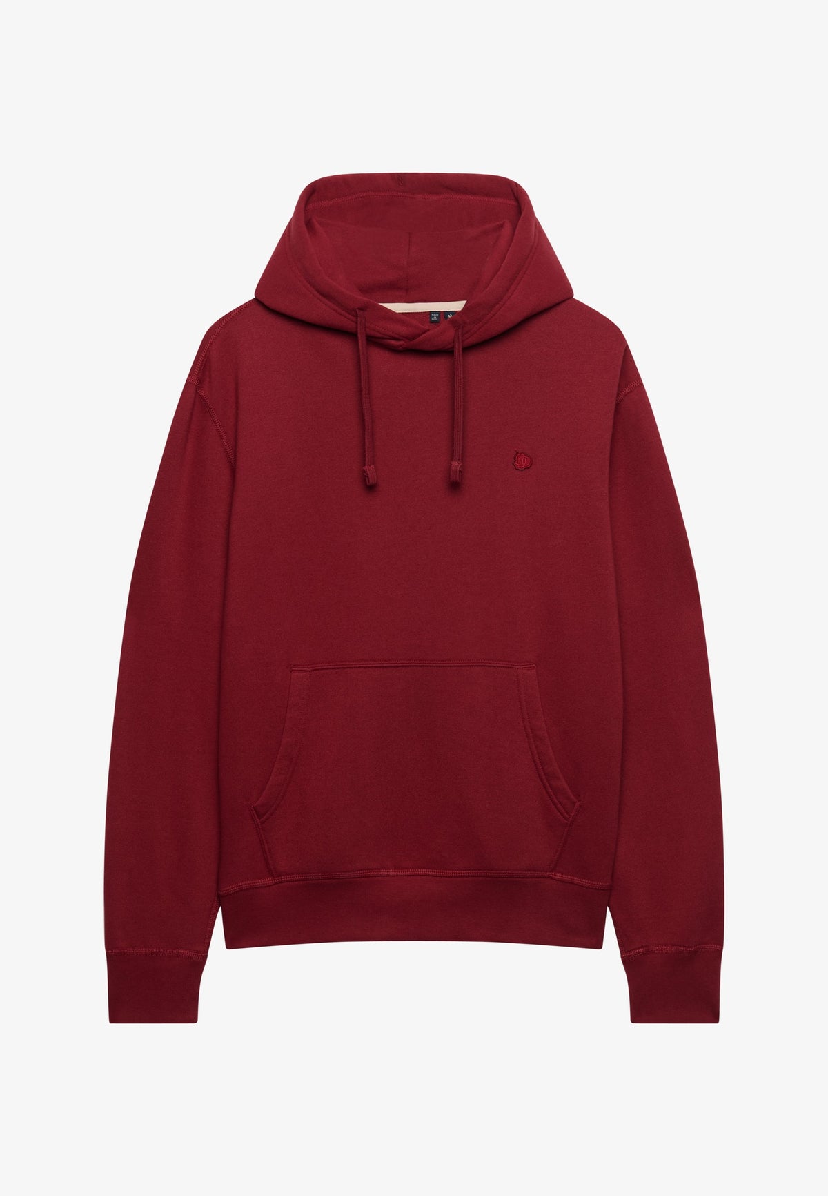 Superdry Essential Sdco Logo Hoodie in League Red angled product view